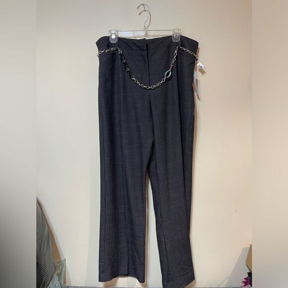 Larry Levine Womens Pants in Black 14 NWT - Picture 1 of 11